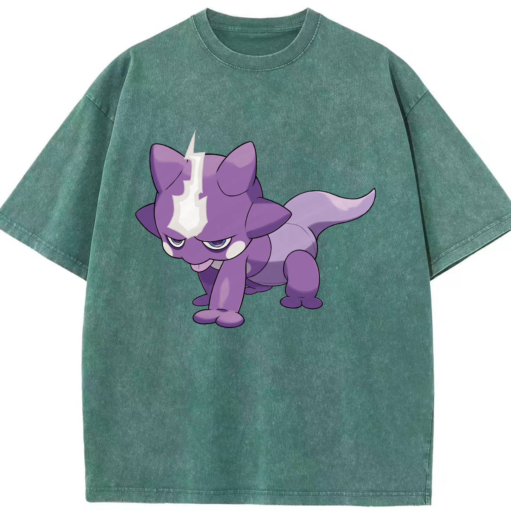 （画像用） ポケットモンスター Pokémon 綿100% ヴィンテージ風 半袖Tシャツ（フロントプリント）